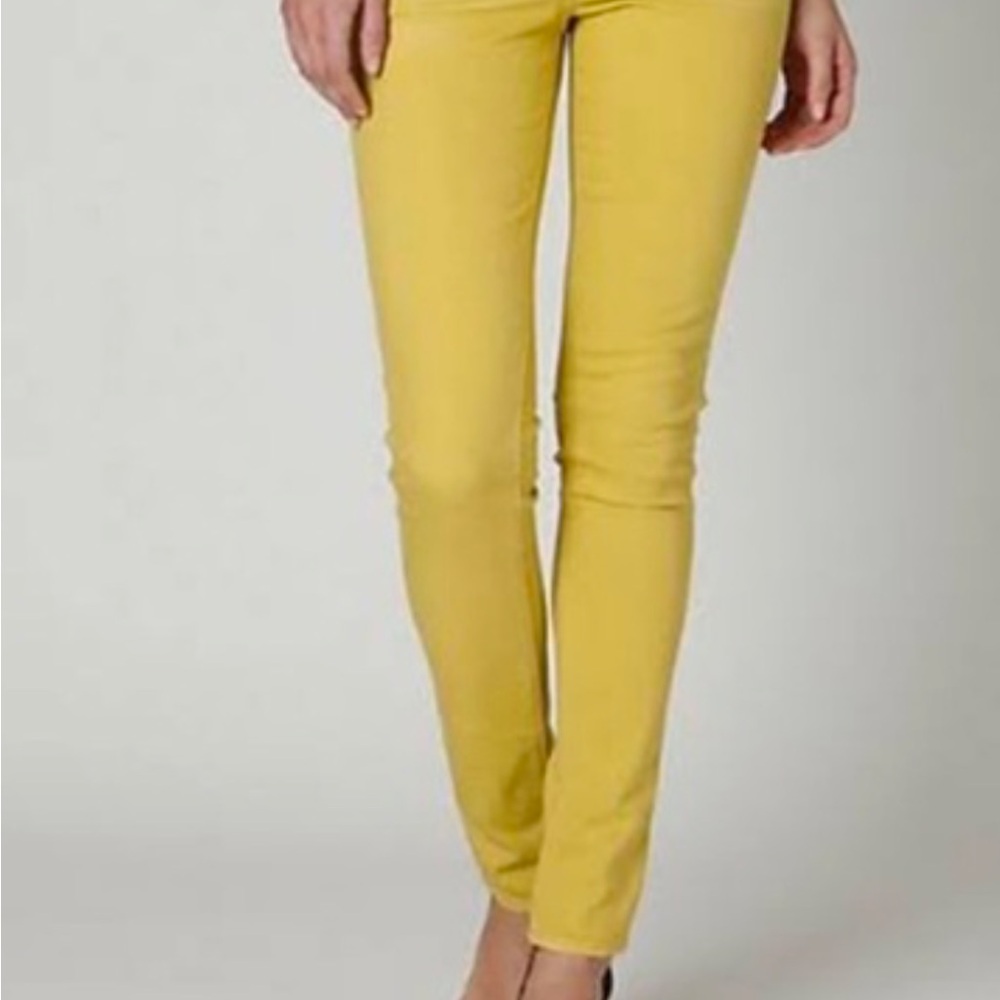 Pilcro and the letterpress yellow jeans